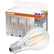 LED žiarovka FILAMENT E27 7W = 60W OSRAM 4000K 3PAK LED žiarovka FILAMENT E27 7W = 60W OSRAM 4000K 3PAK