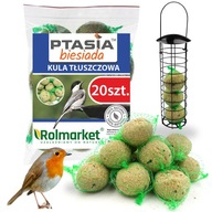 Potravinový tuk 20 ks pre zimné jedlo pre vtáky a kŕmenie Potravinový tuk 20 ks pre zimné jedlo pre vtáky a kŕmenie
