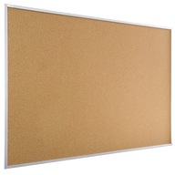 Strieborná korková tabuľa 90x60 drevená + špendlíky Strieborná korková tabuľa 90x60 drevená + špendlíky