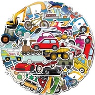 VODEODOLNÉ NÁLEPKY MIX AUTO NÁLEPKY 40 ks VODEODOLNÉ NÁLEPKY MIX AUTO NÁLEPKY 40 ks