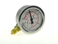 Vákuový manometer Glycerínový manometer od -1 do + 3 bar 1/4'