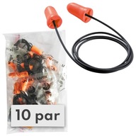 Zátkové chrániče sluchu uvex Com4-fit so šnúrkou, 10 párov