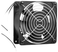 19 Skriňový ventilátor 230V 120x120x38mm čierny