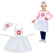 Zdravotná sestra, zástera, ČIAPKA, SANITÁRNY kostým, sestra, 113 cm, 3-5 rokov Zdravotná sestra, zástera, ČIAPKA, SANITÁRNY kostým, sestra, 113 cm, 3-5 rokov