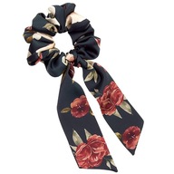 Hodvábna scrunchie so stuhou do vlasov - felicja Hodvábna scrunchie so stuhou do vlasov - felicja