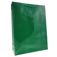 laminované papierové tašky 24x9x32 cm ZELENÁ darčeková sada 10 ks laminované papierové tašky 24x9x32 cm ZELENÁ darčeková sada 10 ks