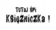 Nálepka na stenu s nápisom - Tu spí princezná 18 Nálepka na stenu s nápisom - Tu spí princezná 18