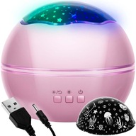 Nočná lampa 2v1 Sky Star Projector otočný Nočná lampa 2v1 Sky Star Projector otočný