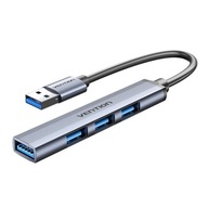 VENTION MINI HUB ADAPTÉR SPLITTER USB 3.0 NA USB 3.0 USB 2.0 X3 0,15M