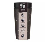 Circular Cup recyklovaná šálka čierneho a čierneho veľkého kávového čaju Circular Cup recyklovaná šálka čierneho a čierneho veľkého kávového čaju