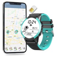 Smart hodinky CALMEAN Hoop 4G GPS hodinky zelené