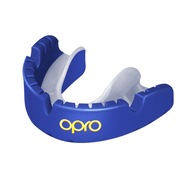 Opro Gold Braces Blue Mouthguard
