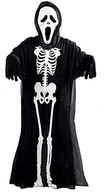 Oblečenie Robe Skeleton Skeleton Halloween 130-140