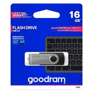 Goodram USB flash disk, USB 3.0, 16GB, UTS3, čierny, UTS3-0160K0R11, USB A, Goodram USB flash disk, USB 3.0, 16GB, UTS3, čierny, UTS3-0160K0R11, USB A,