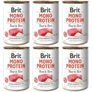 Brit Mono Protein Beef & Rice 400 g - 6 ks. Brit Mono Protein Beef & Rice 400 g - 6 ks.