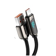 Kábel USB na USB-C Baseus Display, 66 W, 1 m (čierny