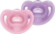 NUK Sensitive silikónový cumlík 2 ks 6-18m