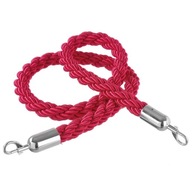 Lanové lano pre závorové stĺpiky červené s s