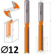 CMT Fréza s priamou stopkou na drevo HM 12mm CMT Fréza s priamou stopkou na drevo HM 12mm