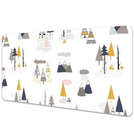 Ochranná podložka na stôl Kreslené stromčeky 90x45 cm Ochranná podložka na stôl Kreslené stromčeky 90x45 cm