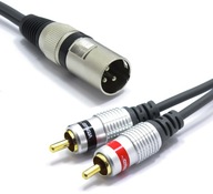 XLR KÁBEL SAMSKÁ 2x RCA ZÁSTRČKA VITALCO MKR04 3m