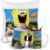SÚPRAVA SPONGEBOB HRNČEK + VANKÚŠ + MENO SÚPRAVA SPONGEBOB HRNČEK + VANKÚŠ + MENO