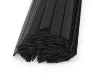 ASA plastové profily 100g čierne pruhy