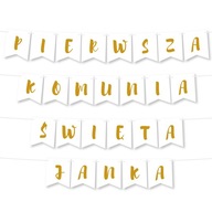 BANNER Girlanda Prvé sväté prijímanie + názov prijímania BANNER Girlanda Prvé sväté prijímanie + názov prijímania