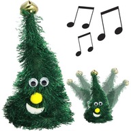 Malý zelený vianočný stromček tancuje