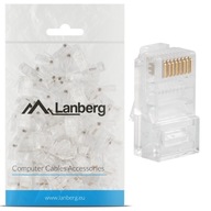 RJ45 LANBERG SIEŤOVÁ ZÁSTRČKA CAT.5E UTP STRUNOVÝ KÁBEL RJ45 LANBERG SIEŤOVÁ ZÁSTRČKA CAT.5E UTP STRUNOVÝ KÁBEL
