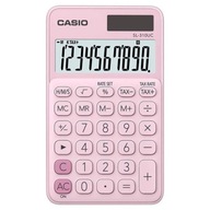 Casio Calculator SL 310 UC PK, ružová, 10 miest, duálne napájanie Casio Calculator SL 310 UC PK, ružová, 10 miest, duálne napájanie