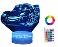 3D LED NOČNÁ LAMPA V TVARE CIKCAKOVEJ MCQUEEN LAMPY 16 FARIEB + DIAĽKOVÉ OVLÁDANIE 3D LED NOČNÁ LAMPA V TVARE CIKCAKOVEJ MCQUEEN LAMPY 16 FARIEB + DIAĽKOVÉ OVLÁDANIE