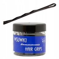 IZA 6 cm čierne sponky do vlasov s 500g loptičkami IZA 6 cm čierne sponky do vlasov s 500g loptičkami