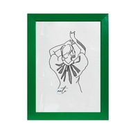 Rám na diplom A2 DREVO BOROVICA tmavozelená 42x59,4 Rám na diplom A2 DREVO BOROVICA tmavozelená 42x59,4