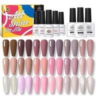 UV/LED GÉLOVÉ LAKY NA NECHTY SET 18 FARIEB BORN PRETTY PERMANENT