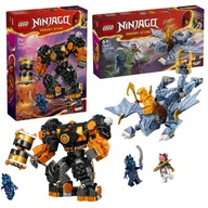 LEGO Ninjago Robot Coleov pozemský elementárny robot 71806 a Riyuovo mláďa draka LEGO Ninjago Robot Coleov pozemský elementárny robot 71806 a Riyuovo mláďa draka