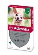 Advantix Spot On pre psov do 4 kg 0,4 ml 4 pipety