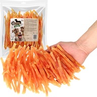Pochúťka, maškrta pre psov Mäkké kuracie prúžky (92%) Mr.Pretzel 500g Pochúťka, maškrta pre psov Mäkké kuracie prúžky (92%) Mr.Pretzel 500g