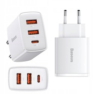 Baseus PD 30W USB rýchla nabíjačka USB-C QC 3.0 Baseus PD 30W USB rýchla nabíjačka USB-C QC 3.0