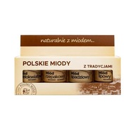 Sada medu z poľských včelín 4x50g Łysoń Sada medu z poľských včelín 4x50g Łysoń