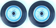 2 kovové a gumené kolieska 200 mm 20 cm Fi20 Vozík 230 kg 2 kovové a gumené kolieska 200 mm 20 cm Fi20 Vozík 230 kg