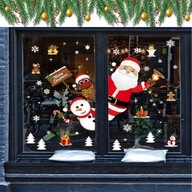 Vianočné samolepky na okno Samolepiace Santa Claus