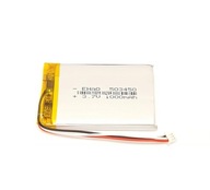 Batéria 1000mAh 3,7V JST 3 riadková batéria Batéria 1000mAh 3,7V JST 3 riadková batéria