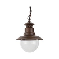 Závesné záhradné svietidlo RUST MARINA IP44 patina E27 INSPIRE