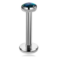 LABRET OPAL OP19 HELIX TRAGUS TITANIUM G23 1.2/8/4 LABRET OPAL OP19 HELIX TRAGUS TITANIUM G23 1.2/8/4