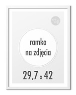Fotorámik 29,7x42 cm A3 rám 29,7x42 MDF Biele rámiky 42x29,7 biele Fotorámik 29,7x42 cm A3 rám 29,7x42 MDF Biele rámiky 42x29,7 biele