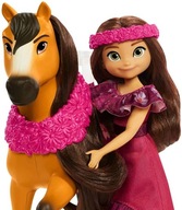 Figúrka koňa Mattel Spirit Spirit + bábika šťastia