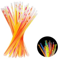 Náramky Glow sticks Mix farieb a konektorov 100 kusov Náramky Glow sticks Mix farieb a konektorov 100 kusov