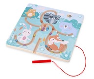 MONTESSORI MAGNETICKÝ LABYRINT PRE BATOLA HRAČKA PRE DETI ADAMTOYS MONTESSORI MAGNETICKÝ LABYRINT PRE BATOLA HRAČKA PRE DETI ADAMTOYS
