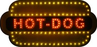 LED tabuľa, vývesný štít, reklamný panel HOT-DOG